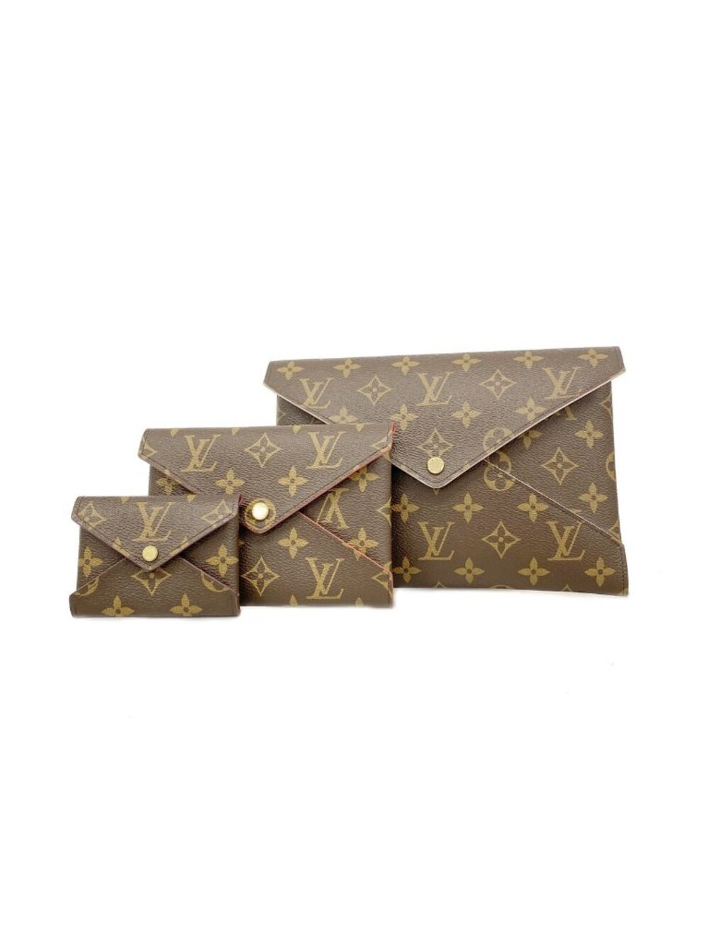 Louis Vuitton Pouch Monogram Pochette Kirigami Brown